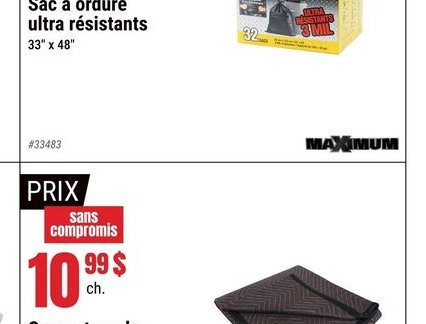 Couverture de déménagement en tissu
