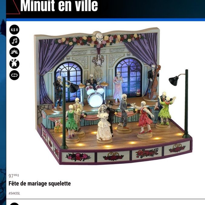 Fête de mariage squelette