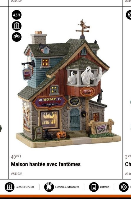 Maison hantée avec fantômes