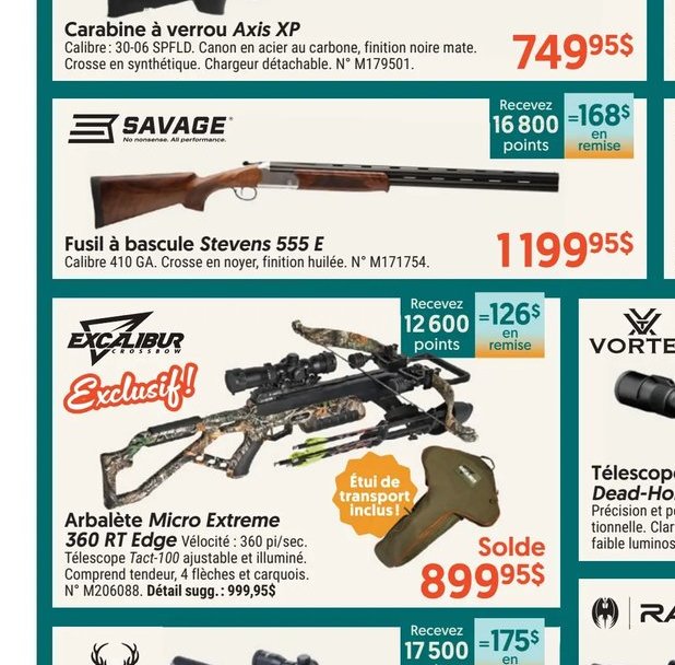 Fusil à pompe 500 Combo Mossberg