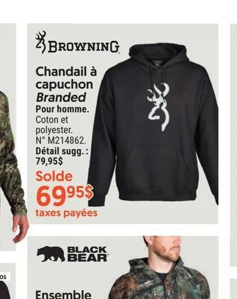 Browning Chandail à capuchon