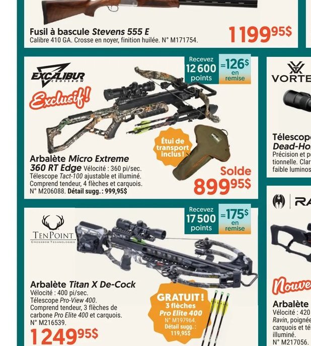 Fusil à pompe 500 Combo Mossberg