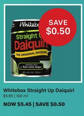 Whitebox Straight Up Daiquiri