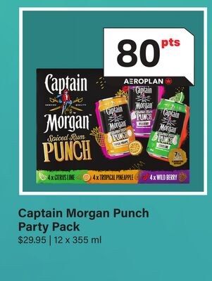 Captain Morgan Punch Party Pack