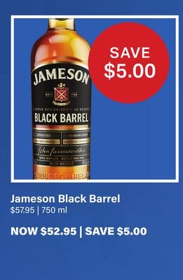 Jameson Black Barrel