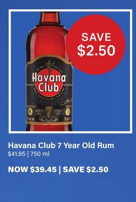 Havana Club 7 Year Old Rum
