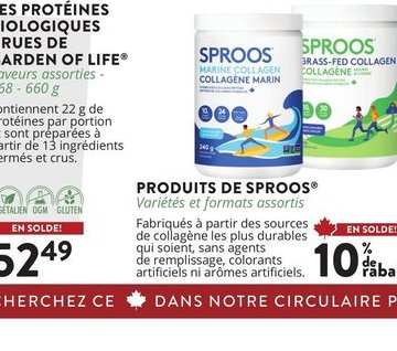 Produits de Sproos