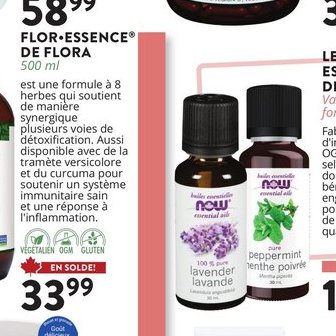 Les Huiles Essentielles de Now