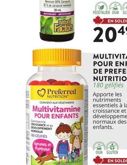 Multivitamine Pour Enfants de Preferred Nutriti…