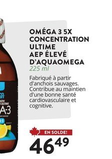 Oméga 3 SX Concentration Ultime AEP Elevé d'Aqu…