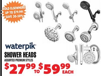 WATERPIK SHOWER HEADS