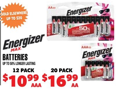 ENERGIZER BATTERIES