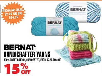 BERNAT HANDICRAFTER YARNS