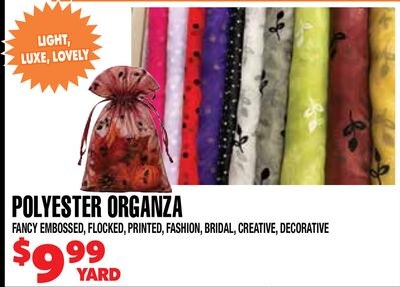 POLYESTER ORGANZA