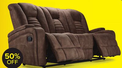 Dallas Reclining Sofa With Drop Down Table - Mo…