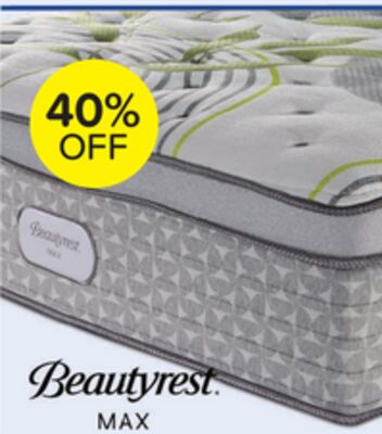 Beautyrest Max Mellow Euro Top Firm Queen Mattr…