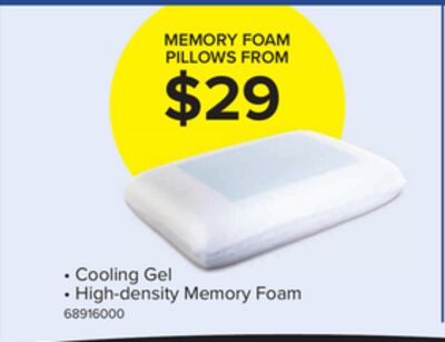 Cool Gel Standard Memory Foam Pillow