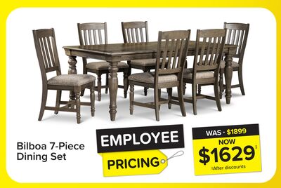Bilboa 7-Piece Extendable Dining Set - Roasted …