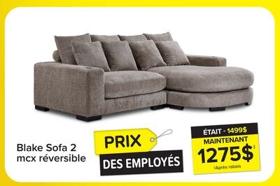 Blake Sectionnel 2 mcx avec fauteuil allongé ré…
