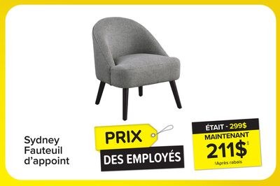 Sydney Fauteuil d'appoint – gris