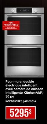 KitchenAid Four encastré double 10 pi³ 30po ave…