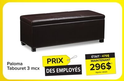 Paloma Tabouret 3 mcx - chocolat