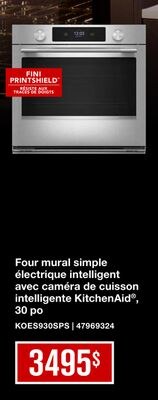 KitchenAid Four encastré 5 pi³ 30po avec caméra…
