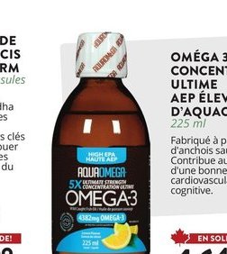 OMÉGA 3 5X CONCENTRATION ULTIME AEP ELEVE D'AQU…