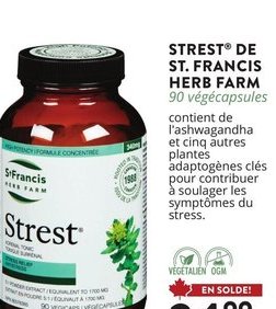 STRESS DE ST. FRANCIS HERB FARM