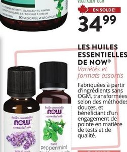 LES HUILES ESSENTIELLES DE NOW