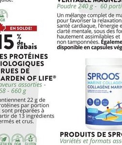 PRODUITS DE SPROOS