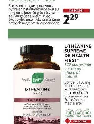 Health First L-Théanine Suprême