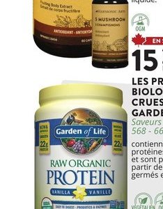 LES PROTÉINES BIOLOGIQUES CRUES DE GARDEN OF LI…