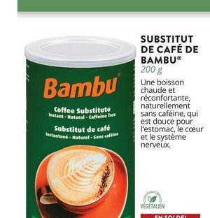 Bambu Substitut de café de Bambou