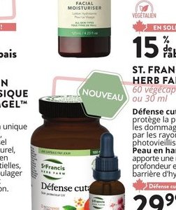 ST. FRANCIS HERB FARM DÉFENSE CUTANÉE