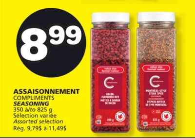 COMPLIMENTS SEASONING