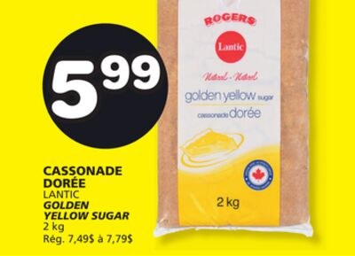 LANTIC GOLDEN YELLOW SUGAR