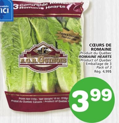 ROMAINE HEARTS