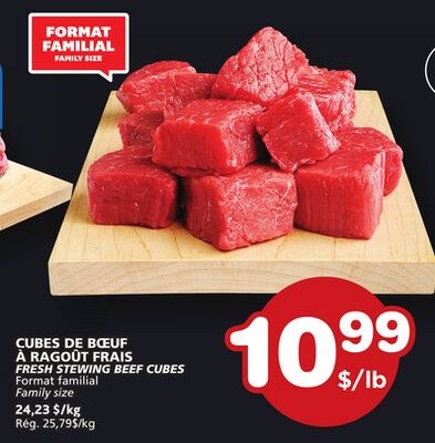 FRESH STEWING BEEF CUBES