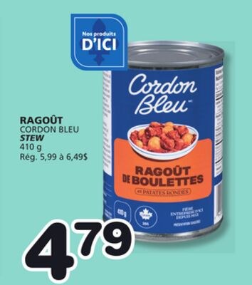 CORDON BLEU STEW