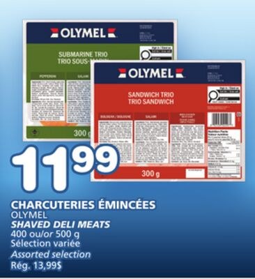 OLYMEL SHAVED DELI MEATS