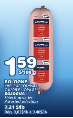 LAFLEUR, OLYMEL OU BILOPAGE BOLOGNA