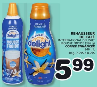 INTERNATIONAL DELIGHT COFFEE ENHANCER