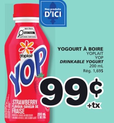 YOPLAIT YOP DRINKABLE YOGURT
