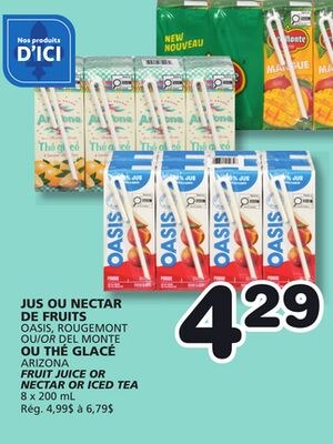 OASIS, ROUGEMONT OR DEL MONTE ARIZONA FRUIT JUI…