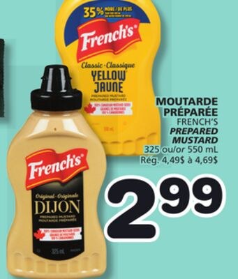 FRENCH'S PREPARED MUSTARD