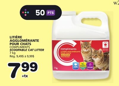 COMPLIMENTS SCOOPABLE CAT LITTER