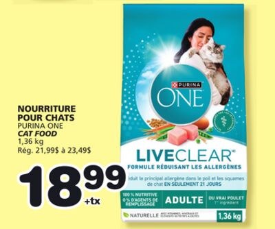 PURINA ONE CAT FOOD