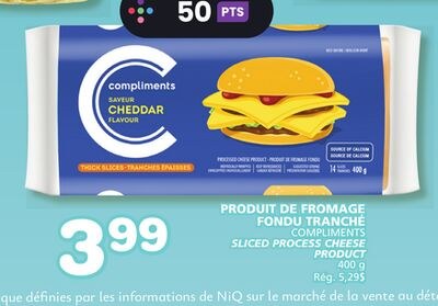 COMPLIMENTS SLICED PROCESS CHEESE PRODUCT