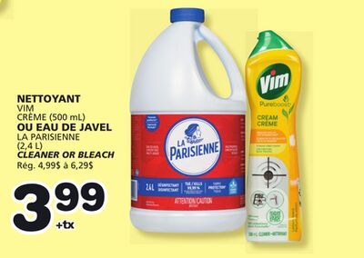VIM CRÈME (500 mL) OR LA PARISIENNE (2.4 L) CLE…